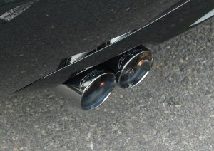 Audi S4 Performance Exhaust - Rear - AWE Tuning - Cat Back, Touring - Diamond Black - `05-`08